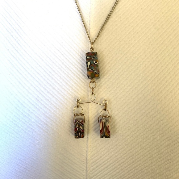 OOAK Handmade Manushu Treasures bead necklace - Picture 3 of 3